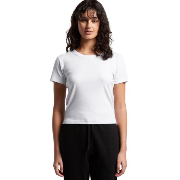 Wo's Organic Rib Baby Tee Thumbnail